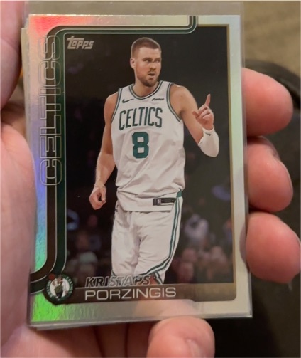 2025-26 Topps #3 Kristaps Porzingis — front