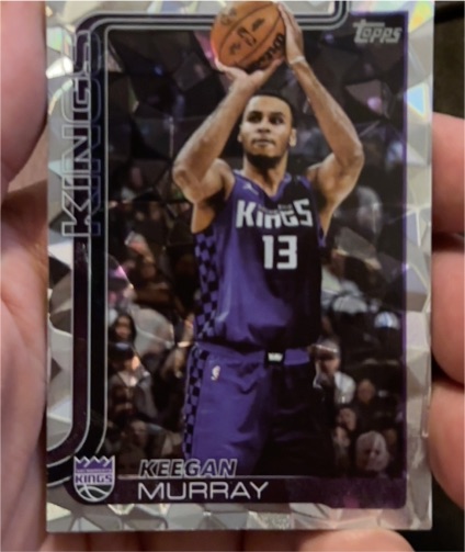2025-26 Topps Chrome #227 Keegan Murray — front