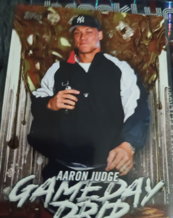 2026 Topps Celebration #GD-7 Aaron Judge Gameday Drip — front