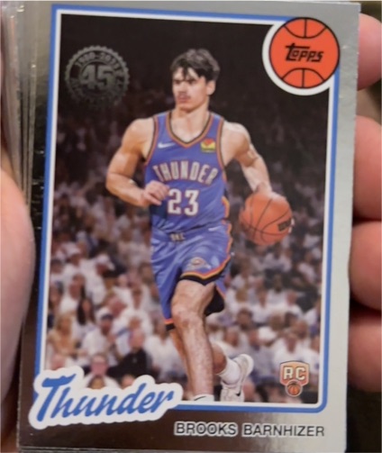 2025-26 Topps Basketball 45th Anniversary #80BK-87 Brooks Barnhizer — front