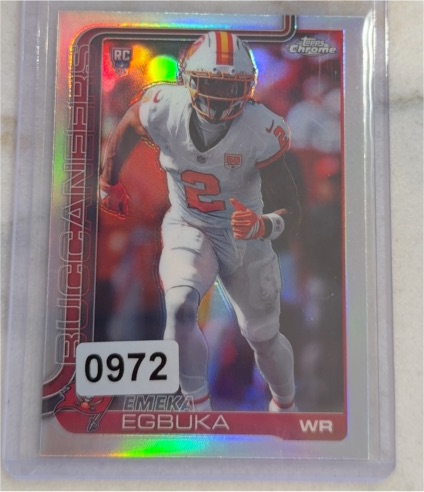 2025 Topps Chrome #312 Emeka Egbuka — front