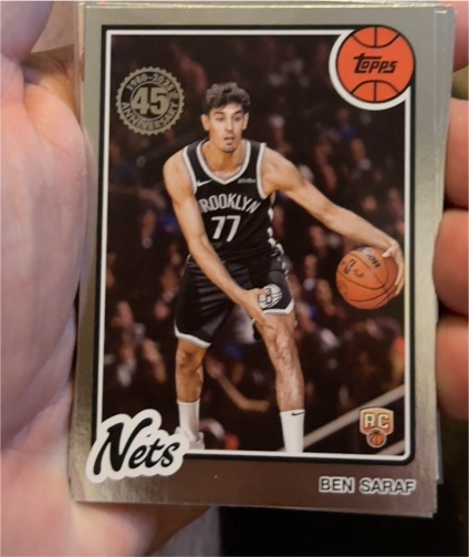 2025-26 Topps 1980-81 #80BK-72 Ben Saraf — front