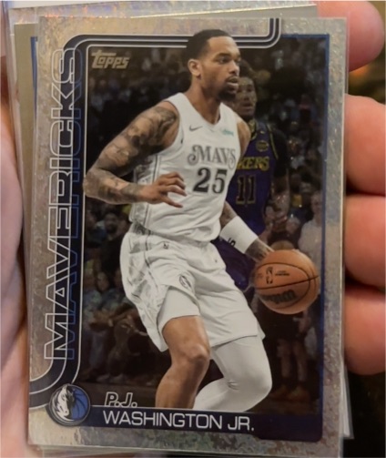 2025-26 Topps #173 P.J. Washington Jr. — front