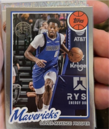 2025 Topps 45th Anniversary #80BK-47 Olivier-Maxence Prosper — front