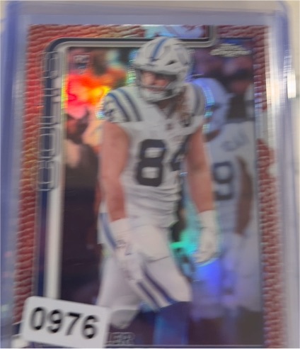 2025 Topps Chrome #346 Tyler Warren Rookie — front