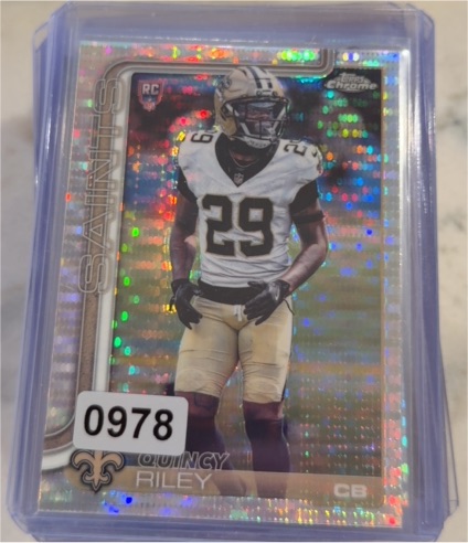 2025 Topps Chrome #369 Quincy Riley — front