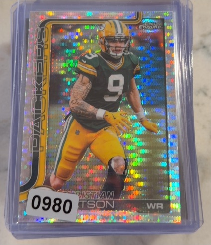 2025 Topps Chrome #112 Christian Watson — front