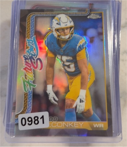2025 Topps Chrome Future Stars #FS-3 Ladd McConkey — front