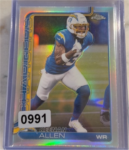 2025 Topps Chrome #155 Keenan Allen — front