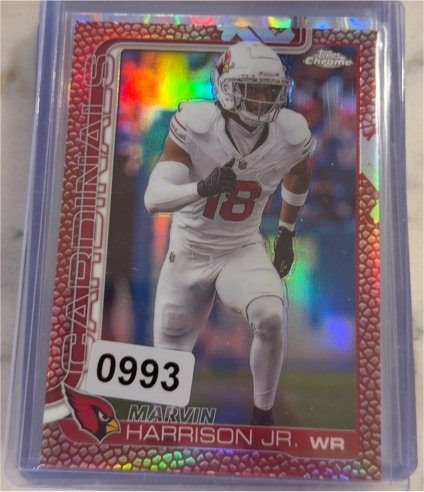 2025 Topps Chrome #1 Marvin Harrison Jr. — front