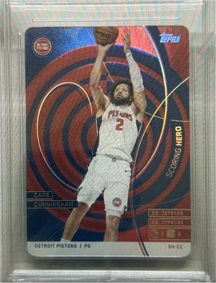 2025 Topps Match Attax #SH-CC Cade Cunningham Scoring Hero Detroit Pistons — front