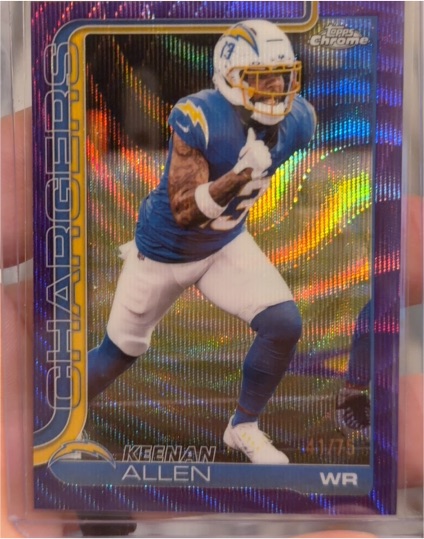 2025 Topps Chrome #155 Keenan Allen — front