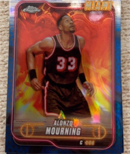 2024-25 Topps Chrome #9 Alonzo Mourning — front