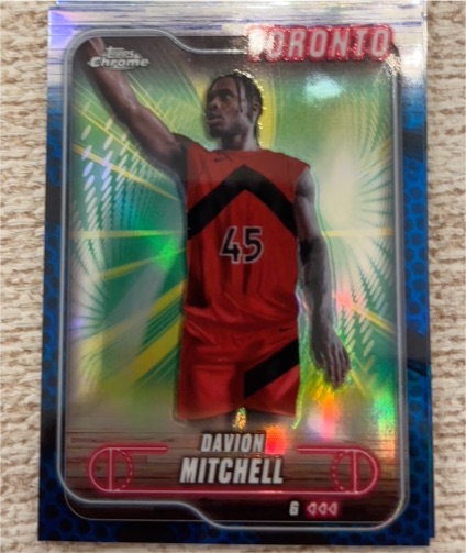 2025 Topps Chrome #128 Davion Mitchell — front