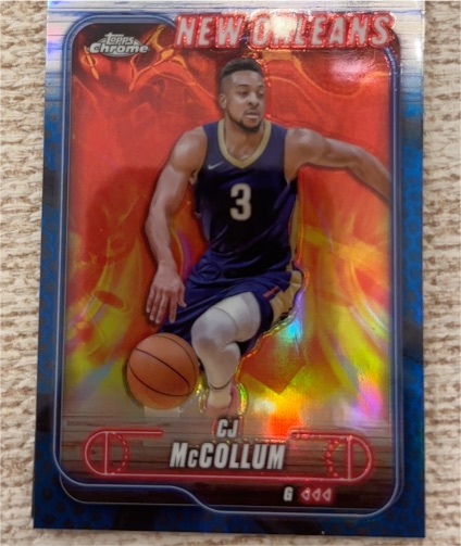 2024-25 Topps Chrome #157 CJ McCollum — front