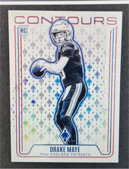 2024 Panini Phoenix Contours #CON-DME Drake Maye — front
