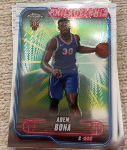 2024-25 Topps Chrome Basketball #183 Adem Bona — front