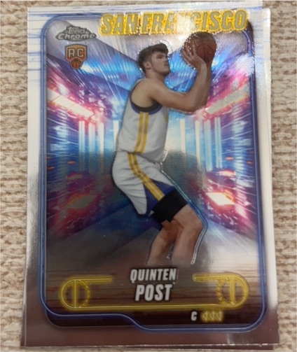 2024-25 Topps Chrome #121 Quinten Post — front