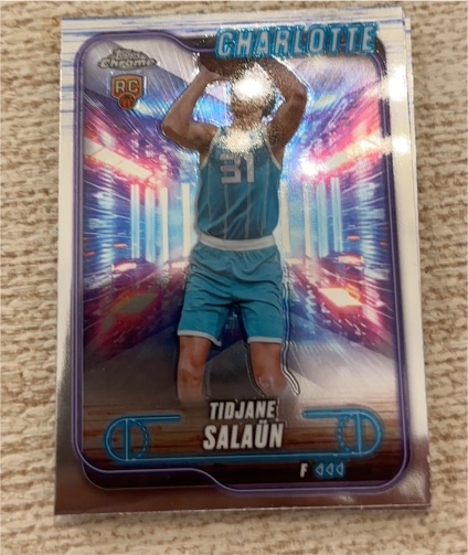 2024-25 Topps Chrome #148 Tidjane Salaun — front
