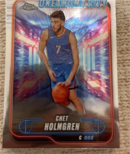 2024-25 Topps Chrome #99 Chet Holmgren — front