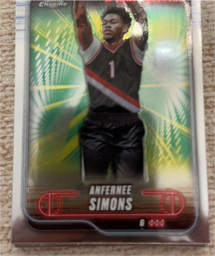 2024-25 Topps Chrome #53 Anfernee Simons — front