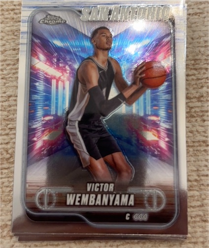 2024-25 Topps Chrome #193 Victor Wembanyama — front
