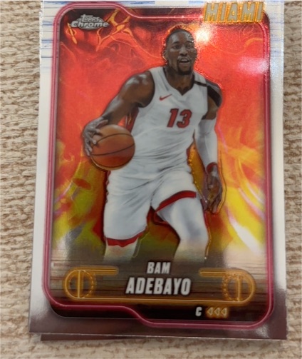 2024-25 Topps Chrome #33 Bam Adebayo — front