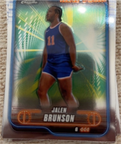 2024-25 Topps Chrome #47 Jalen Brunson — front