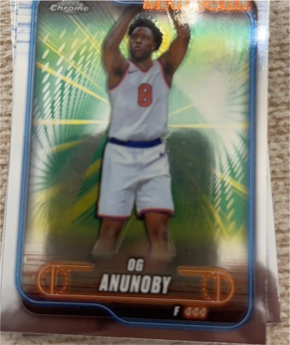 2024-25 Topps Chrome #60 OG Anunoby — front