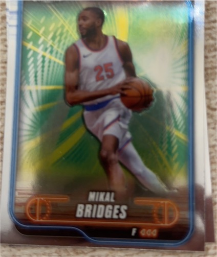 2024-25 Topps Chrome #190 Mikal Bridges — front