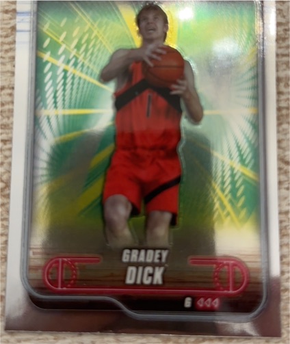 2024-25 Topps Chrome #92 Gradey Dick — front