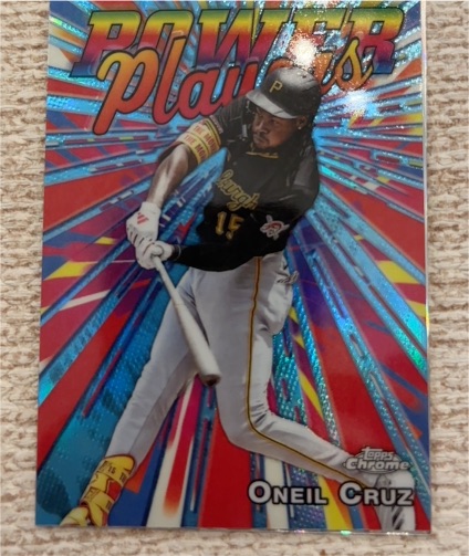2025 Topps Chrome Update #PP-42 Oneil Cruz Power Players — front