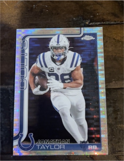 2025 Topps Chrome #130 Jonathan Taylor — front