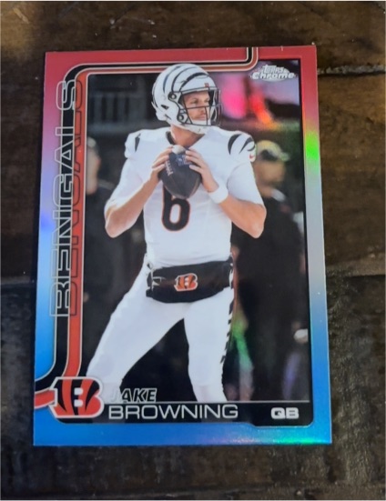2025 Topps Chrome #63 Jake Browning — front