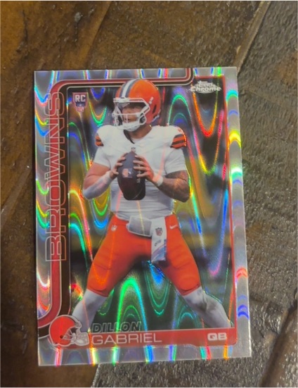 2025 Topps Chrome #317 Dillon Gabriel — front