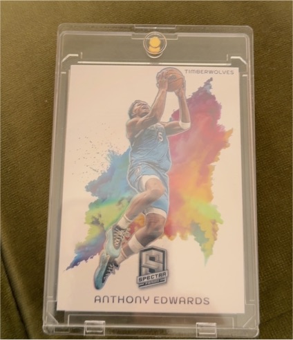 2022 Panini Spectra #9 Anthony Edwards — front