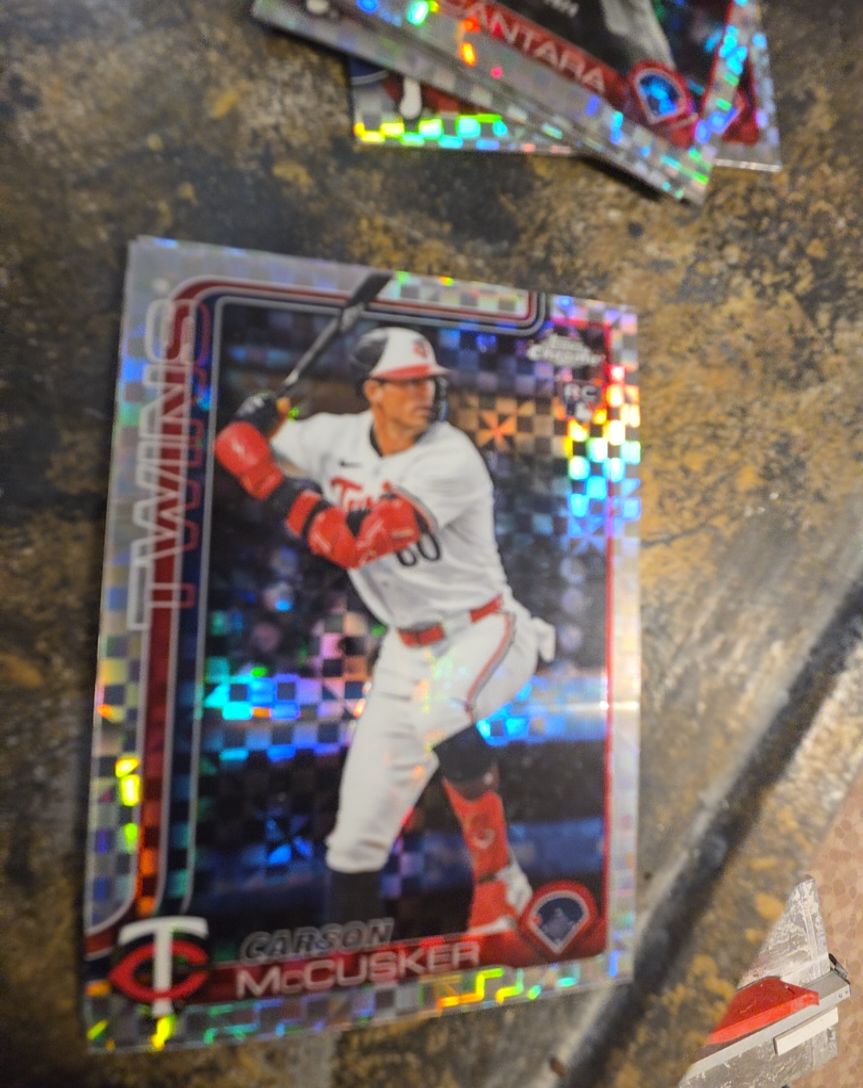 2025 Topps Chrome Update #USC155 Carson McCusker — front