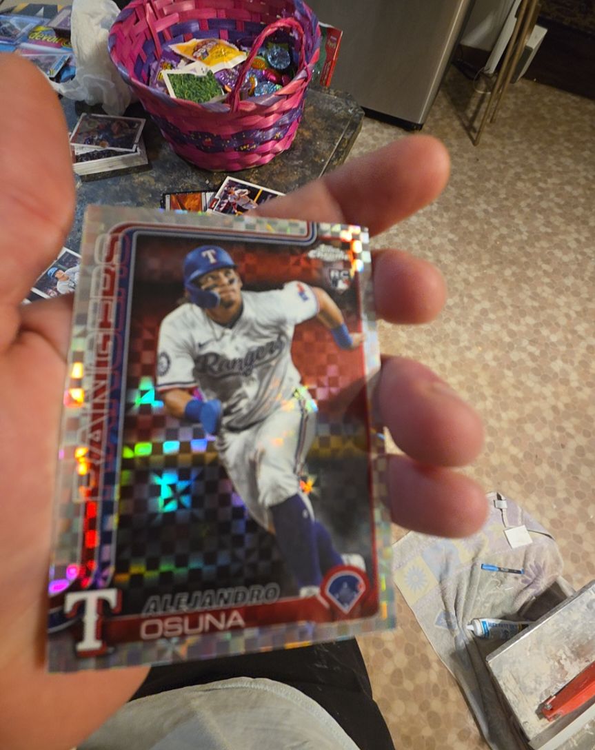 2025 Topps Chrome Update #USC174 Alejandro Osuna X-Fractor Rookie — front