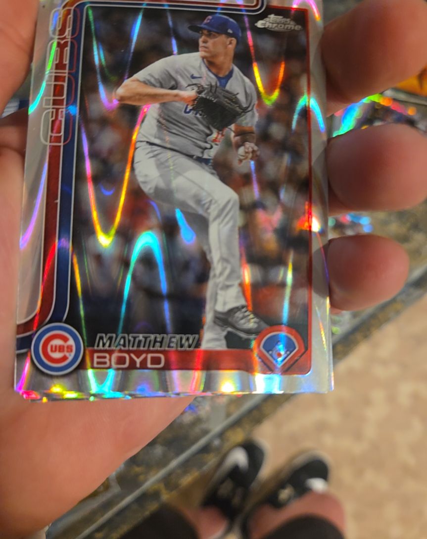 2025 Topps Chrome Update #USC184 Matthew Boyd — front