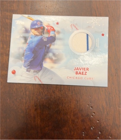 2020 Topps Holiday #WHR-JB Javier Baez — front