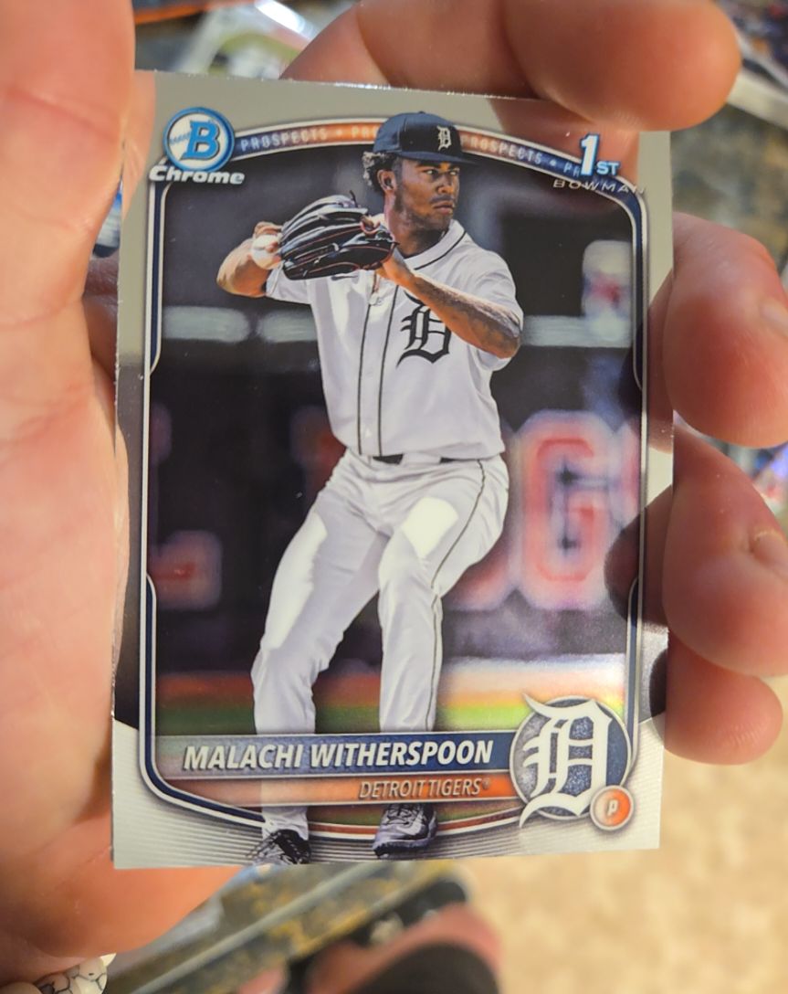 2025 Bowman Draft Chrome #BDC-172 Malachi Witherspoon — front