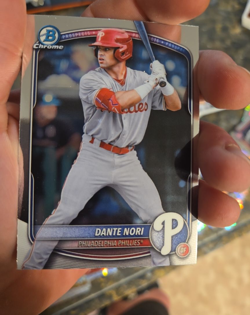 2025 Bowman Draft Chrome #BDC-33 Dante Nori — front