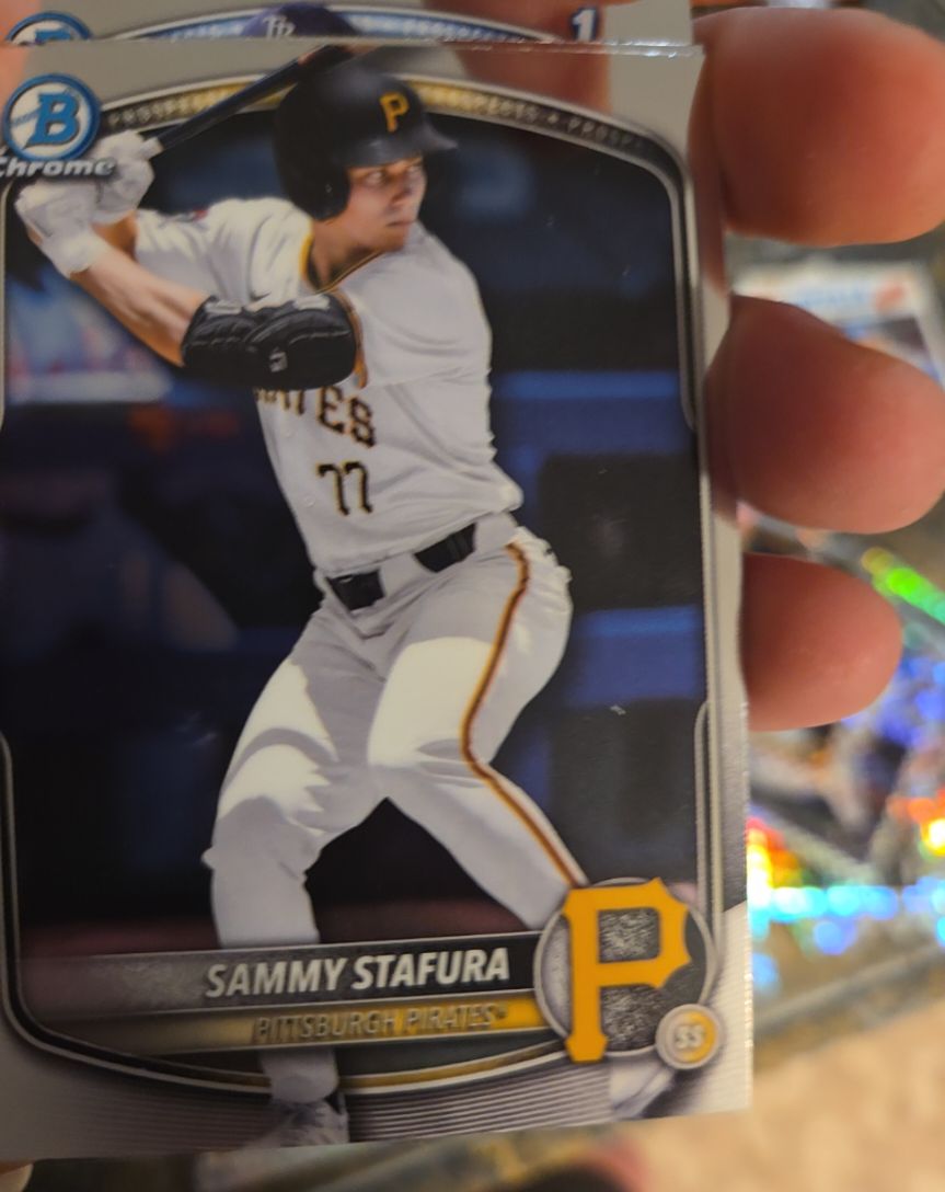 2025 Bowman Draft Chrome #BDC-187 Sammy Stafura — front