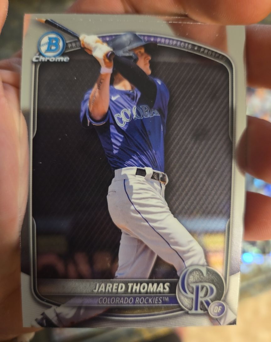 2025 Bowman Draft Chrome #BDC-147 Jared Thomas — front