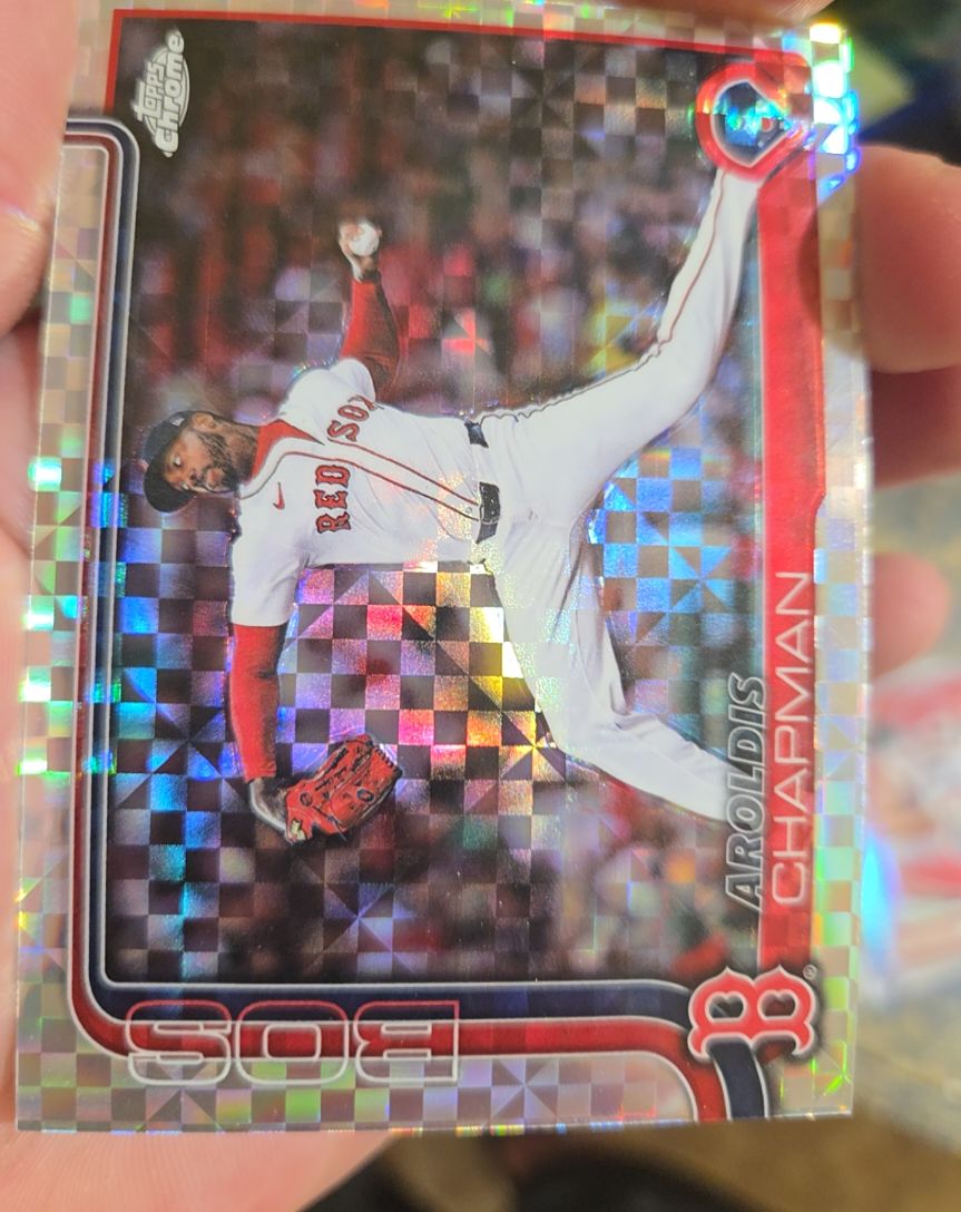 2025 Topps Chrome Update #USC191 Aroldis Chapman — front