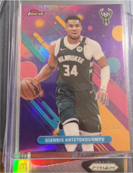 2025-26 Topps Finest #43 Giannis Antetokounmpo — front