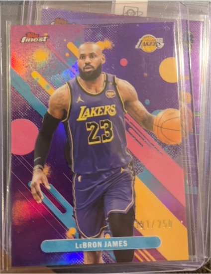 2026 Topps Finest #79 LeBron James — front
