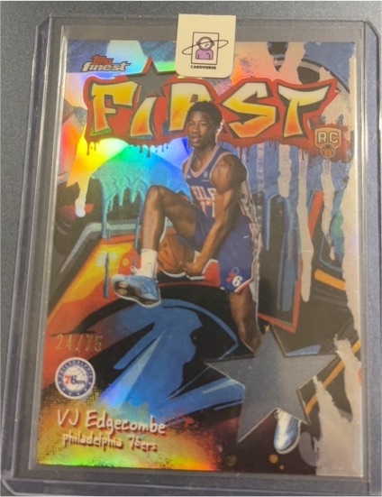 2025 Topps Finest First #F-3 VJ Edgecombe — front