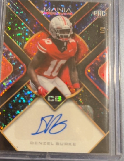 2024 Wild Card Auto Mania #AMAH-DB Denzel Burke — front