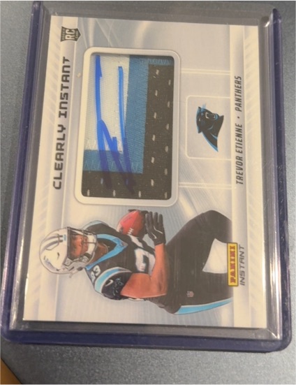 2025 Panini Instant Clearly Instant #CI-30 Trevor Etienne — front